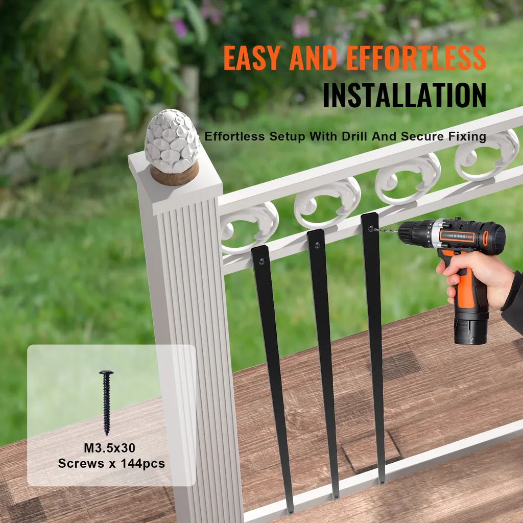 Solution Anti-Rouille : 72 Balustres Aluminium pour Rampe Escalier Durable