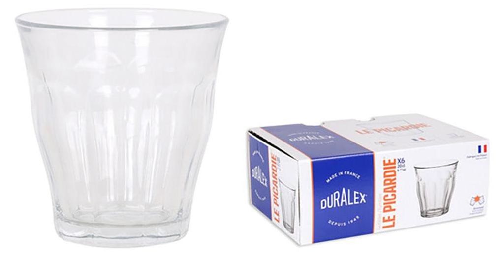 Szklanka Duralex Picardie 220 Ml Transparentna - Zestaw 6 Zdjęcie produktu 