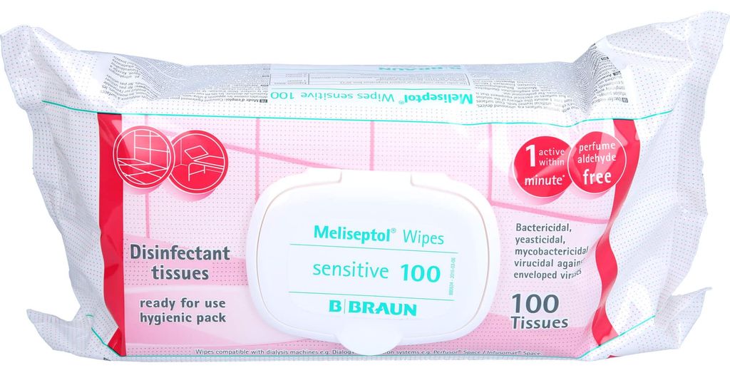 Meliseptol Wipes sensitive gebrauchsfertige Tücher zur Produktbild 