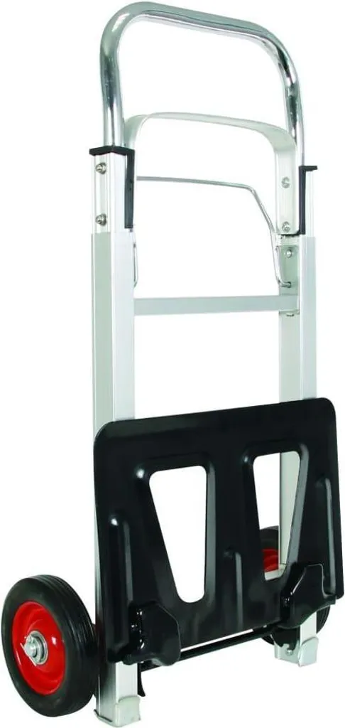 Diable pliant 80 kg compact - Roues silencieuses et châssis aluminium