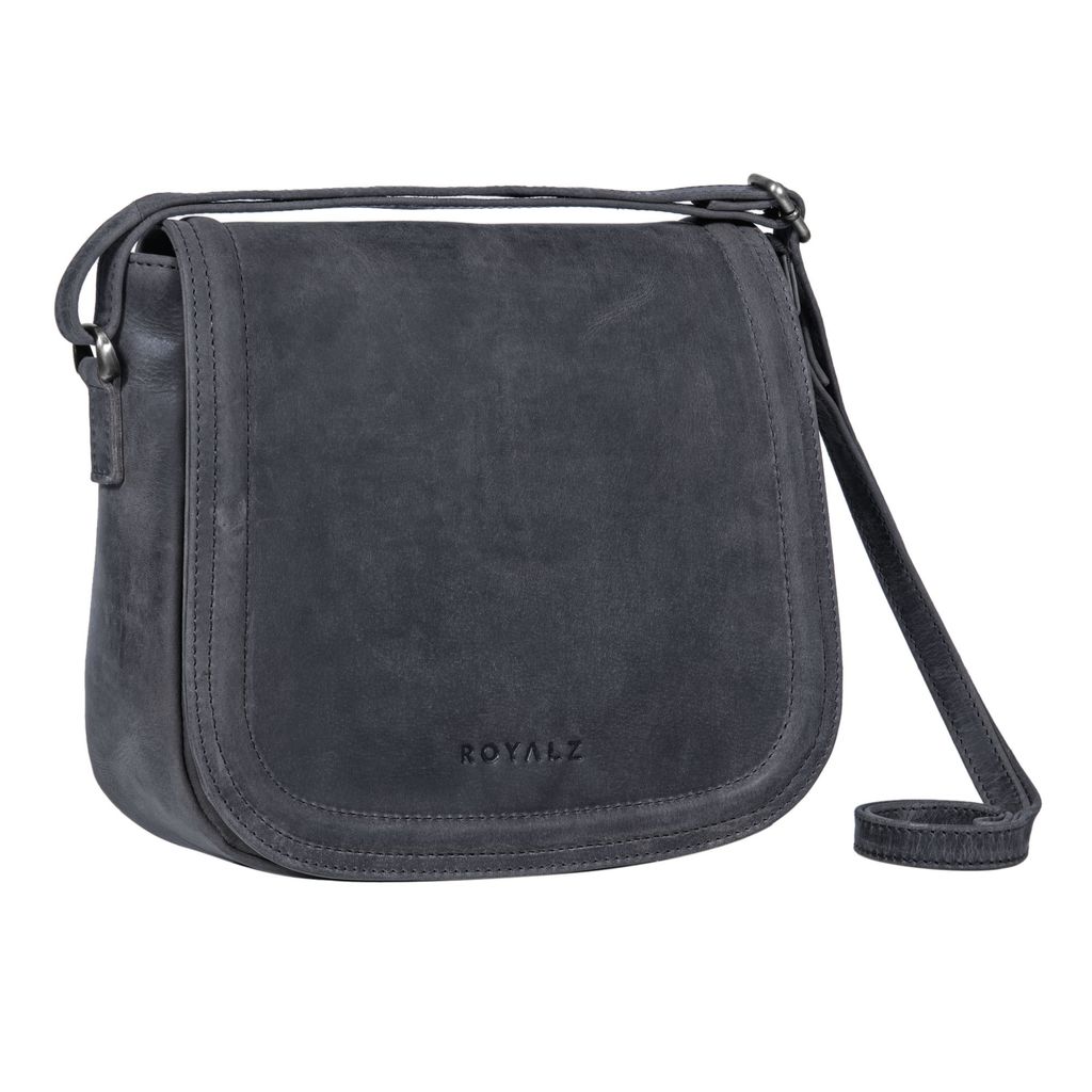 ROYALZ "Maryland" Vintage Leder Handtasche Frauen Mittel-groß - elegante Schultertasche Damen Echtleder - Vintage Ledertasche perfekt für Freizei...