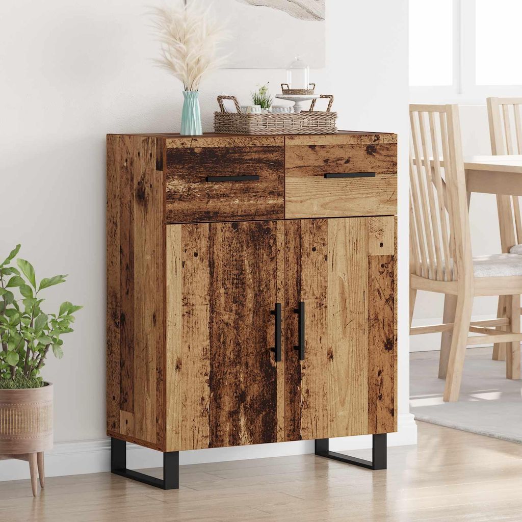 Maison Exclusive - Sideboard Altholz 69,5 x 34 x 90 cm Holzwerkstoff