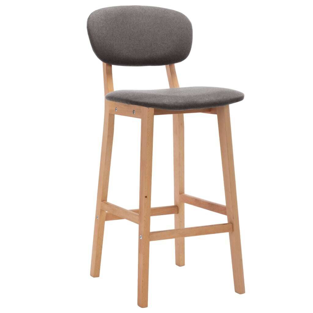 "WINTER SALE"2er Set Barhocker - Tresenhocker - Barstuhl - multifunktional& Moderne - Hellgrau Stoff - Barstühle klassischem Design NEU3652815
