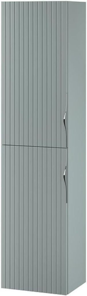 VBChome Hochschrank 40x30x160 cm Fiord Badmöbel Hängeschrank Badschrank Hängeschrank Türen Badezimmerschrank Badregal