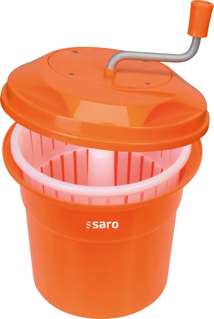 Centrifuga per insalata in plastica RENA 251 con capacità di 25 litri e Ø 430 mm