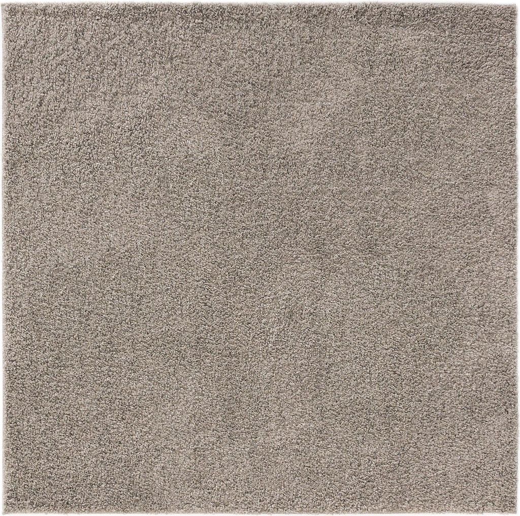 benuta Teppich Wohnzimmer Soho Hellgrau 200x200 cm Produktbild 