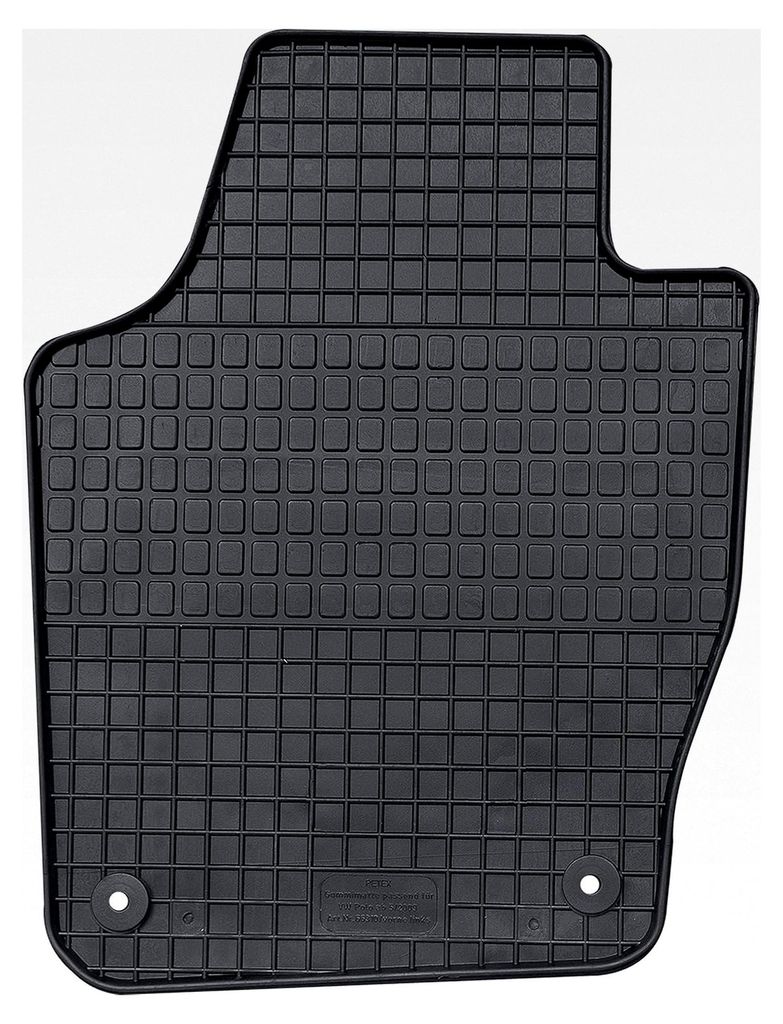 Fahrer Gummimatte Premium 1-teilig schwarz