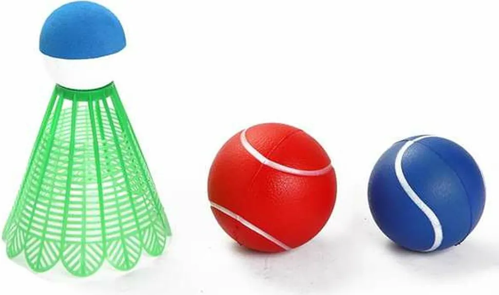 Jeu de Plein Air Complet Enfant pour Jouer au Volley Tennis Badminton