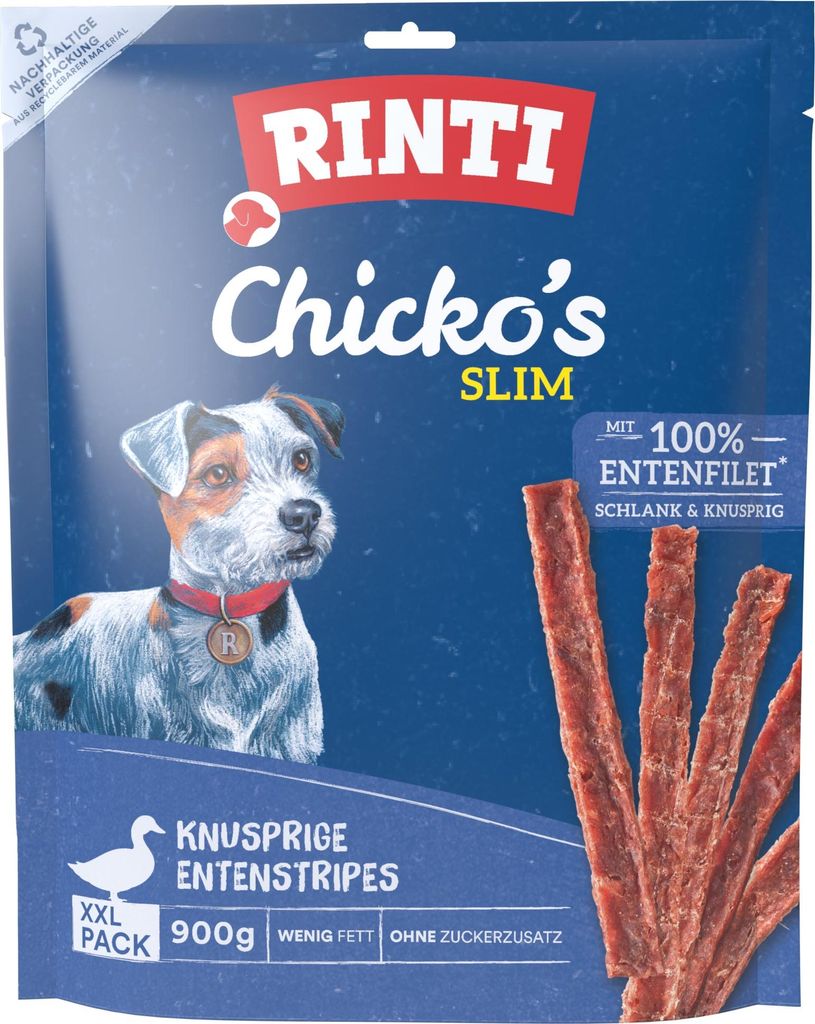 Snack per cani Rinti Chicko Slim Duck XXL 900 g Immagine del prodotto 