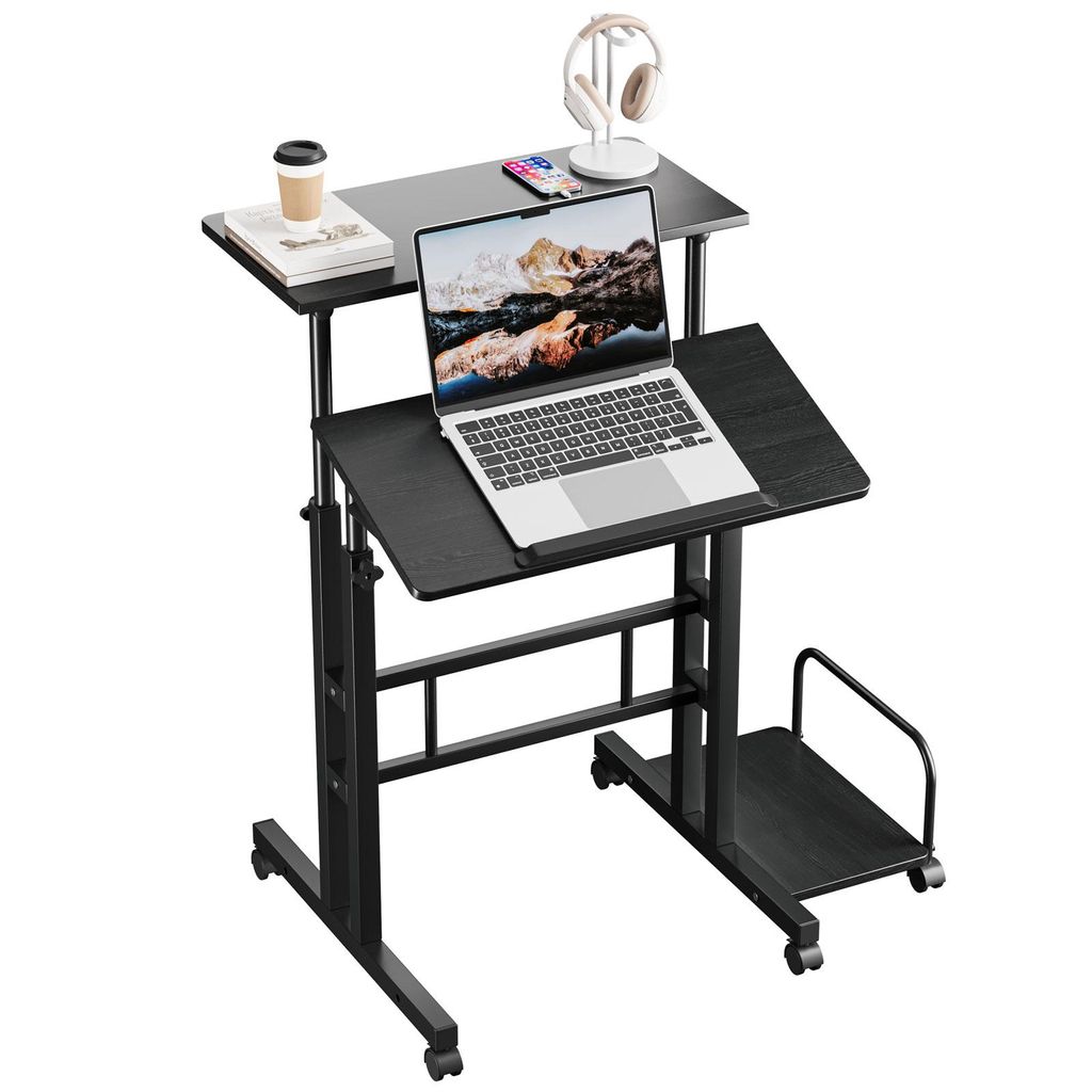 Iropro Bureau assis-debout réglable en hauteur, table Image du produit 