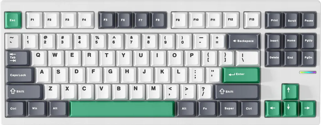 Clavier mécanique compact MCHOSE GX87 Lite pour bureau et gaming pro
