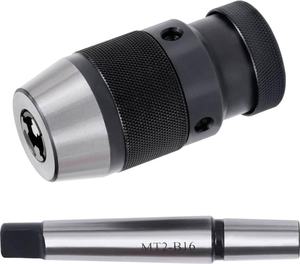 vidaXL Schnellspannbohrfutter MT2-B16 mit 13 mm Spannbereich
