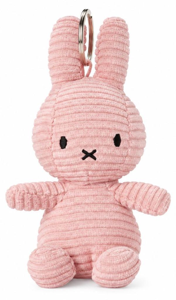 Miffy Cord-Schlüsselanhänger (rosa, 10cm) Kuscheltier Produktbild 