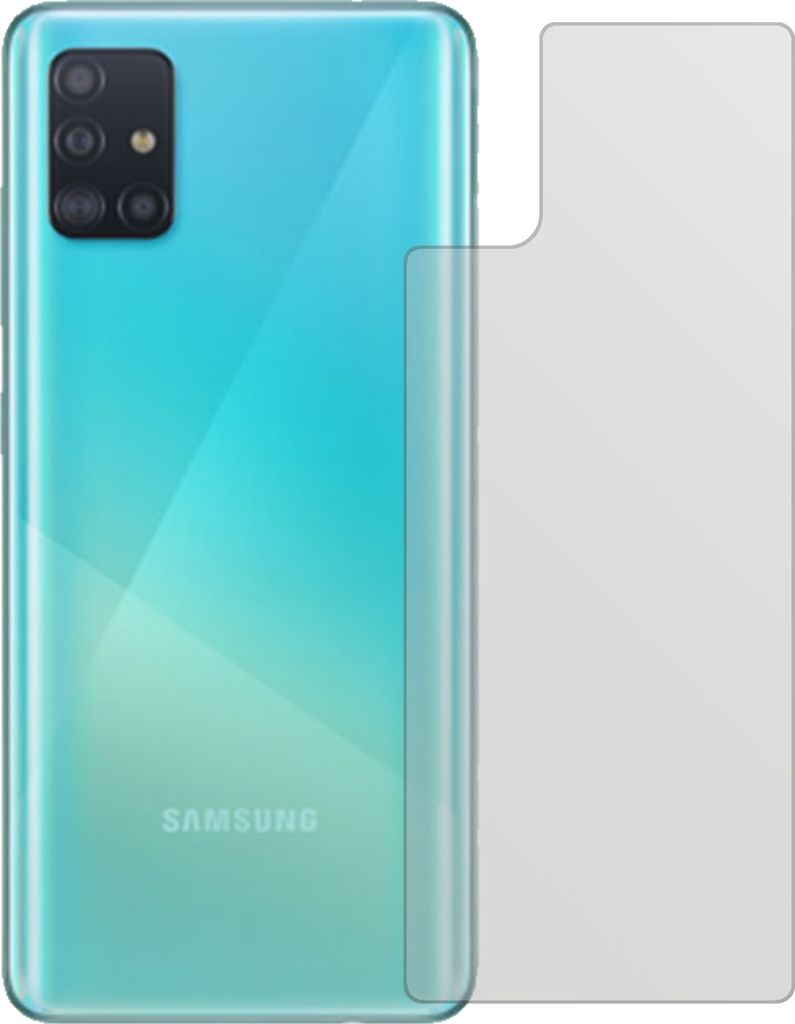 2x Schutzfolie für Samsung Galaxy A51 5G Rückseite matt Displayschutzfolie Folie