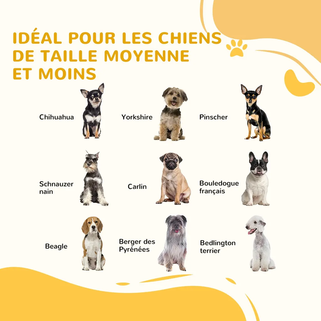 Barrière de sécurité pliable PawHut 3 panneaux grise pour chiens 80cm - 3