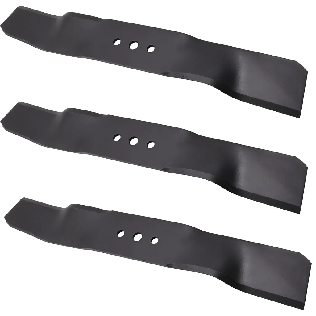 Jeu de 3 Lames de Tondeuse 36cm pour Husqvarna Rider 13C 15C 13