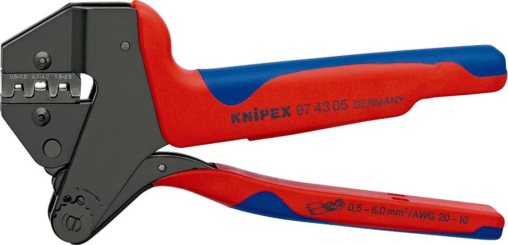 Pince Knipex 97 43 05 : fini les sertissages ratés sur connecteurs nu