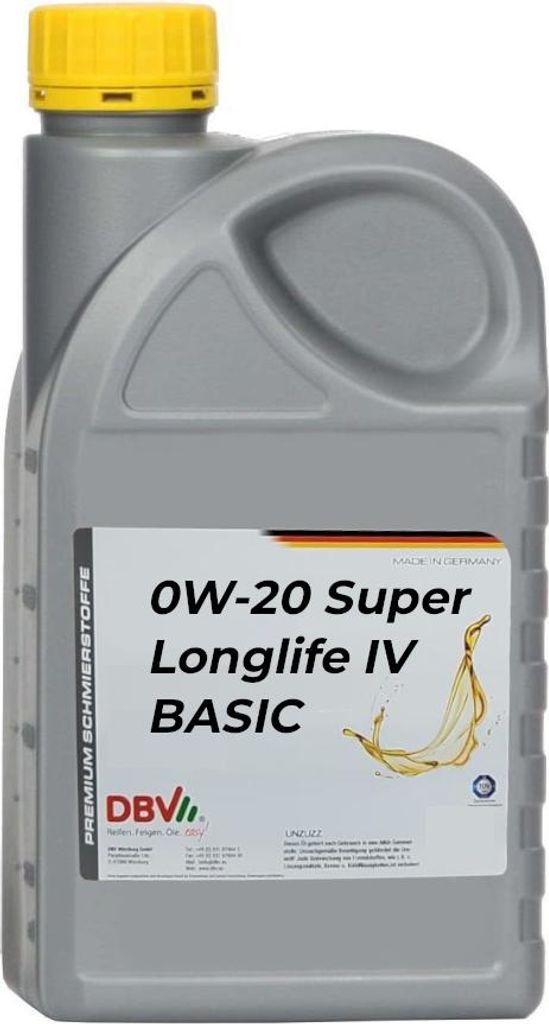 DBV 0W-20 Super LF-IV BASIC 10 x 1-Liter-Dose