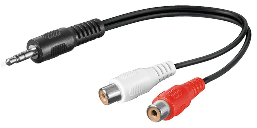 goobay Audio Kabeladapter 3,5 mm Stecker zu Stereo Cinch Produktbild 