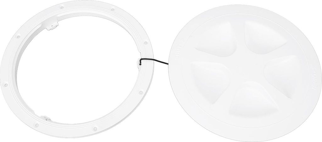 8-Zoll-Bootsdeck-Zugangsabdeckung, runde, langlebige Inspektionslukenplatte für Yachten, Wohnmobile, Weiß