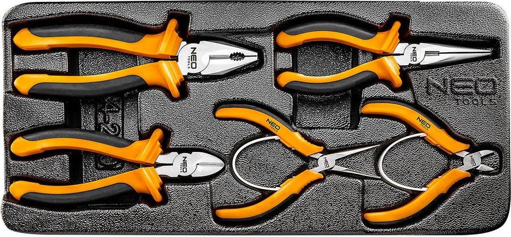 Neo-Zange 5 Stück, Schubladen-Kombinationszange 160mm einsetzen