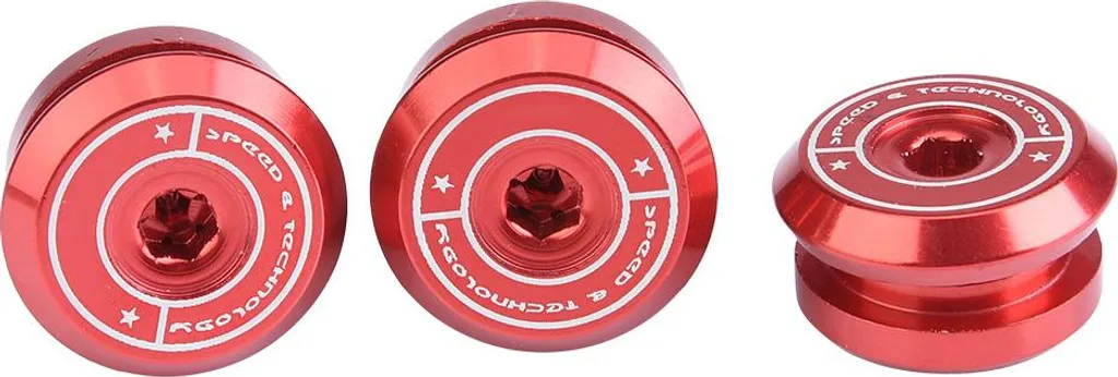 Set 3 Viti Copertura Filtro Aria Yamaha XMAX 300 2017-2018 Rosso Economico