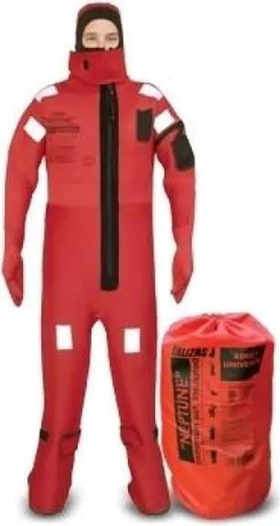 LALIZAS Immersion Suits 'Neptune', SOLAS, Small, Insulated - with neoprene gloves
