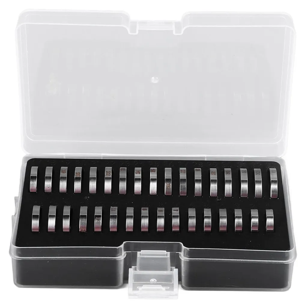 Trouver sa taille de bague facilement avec ce kit de mesure portable inox