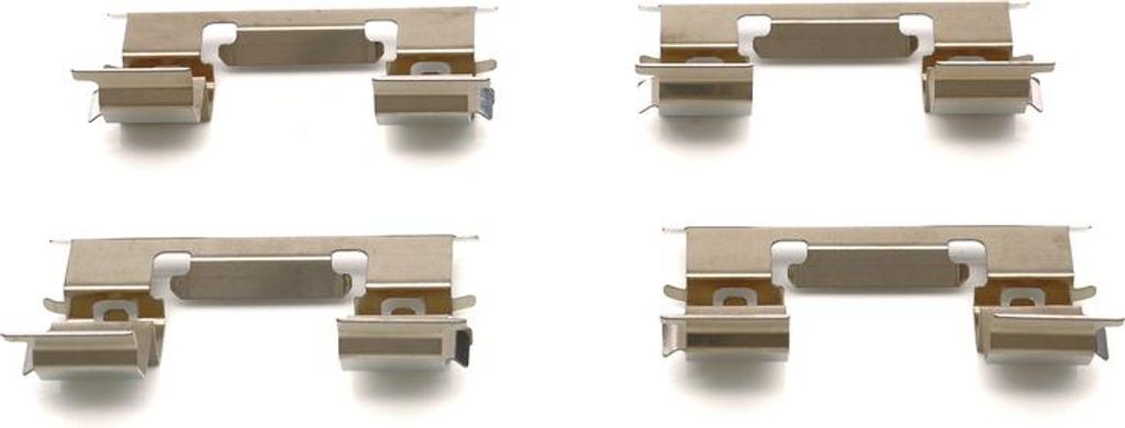 BOSCH 1 987 474 825 Zubehörsatz Scheibenbremsbelag Vorne für MITSUBISHI L 200 / Triton Pickup (KAT, KBT) L 200 (K7T, K6T)