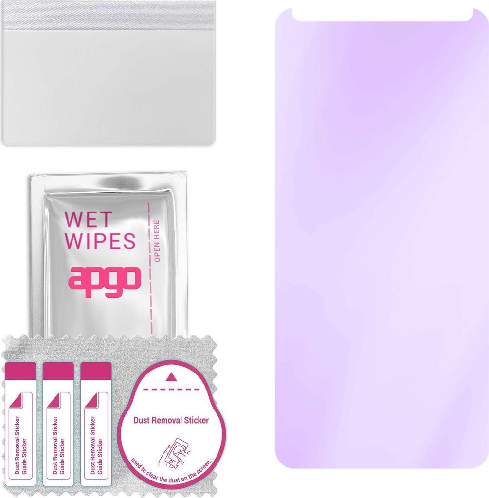 apgo Hybrid Schutzglas, kompatibel mit Honor Note 10, Anti-Blue, 9H Härte, toller Ersatz für Hartglas, kratzfester Displayschutzglas, Displayschu...