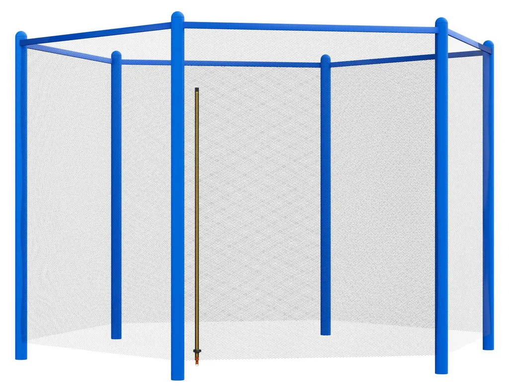 Kit de Filet de Rechange pour Trampoline 250cm et Tubes Mousses Bleus