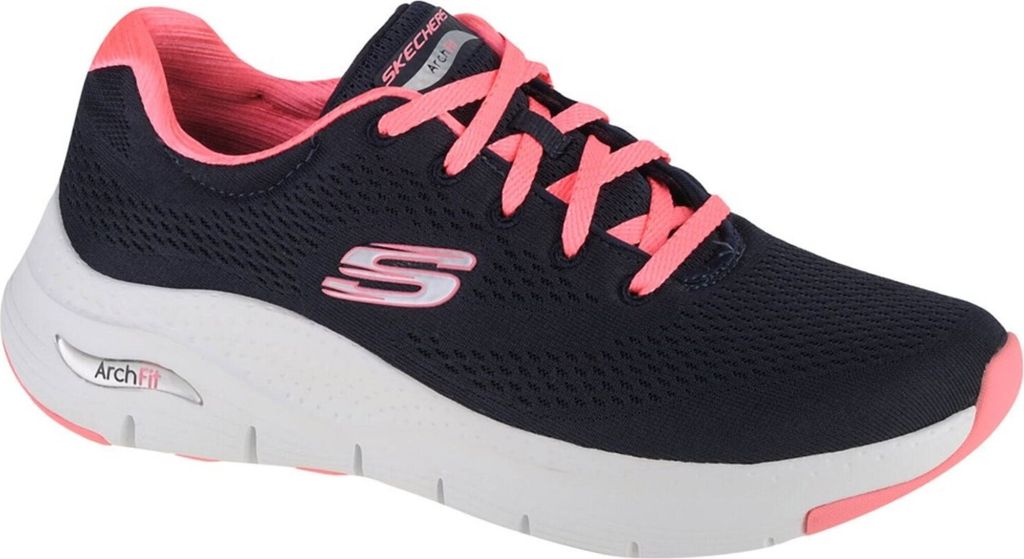 Skechers Schuhe sneakersy sportowe damskie arch fit big appeal buty treningowe, 149057BKFS