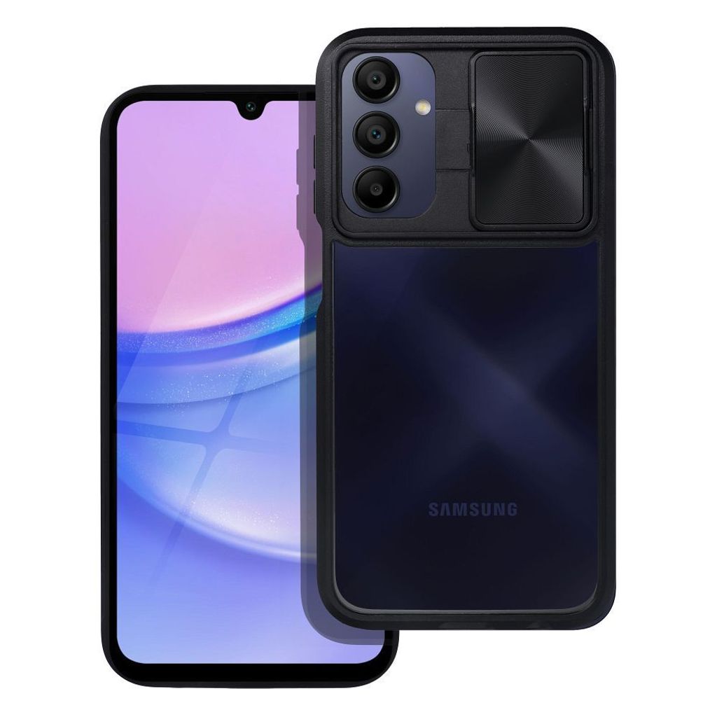 SLIDER Handyhülle für SAMSUNG Galaxy A15 schwarz Produktbild 