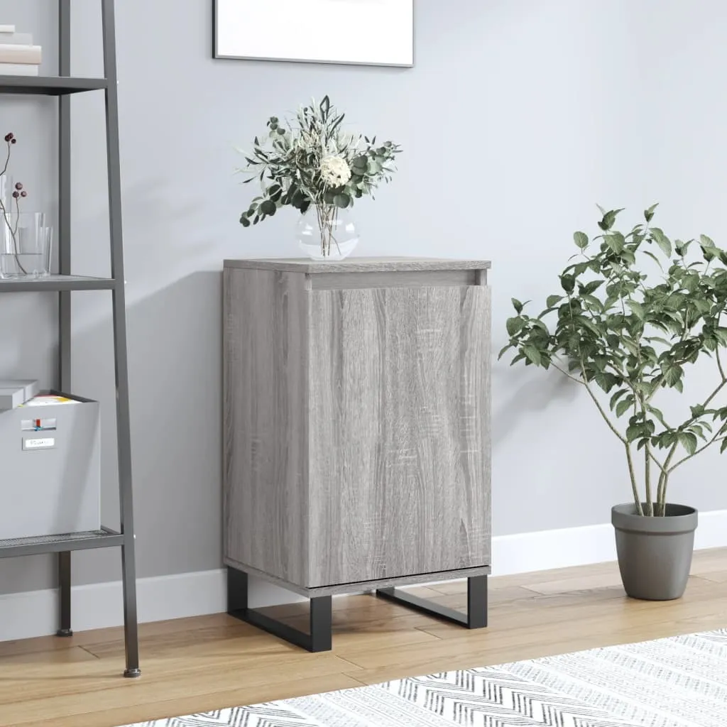 vidaXL Credenza Compatta 40x35x70 cm - Grigio Sonoma con Ante