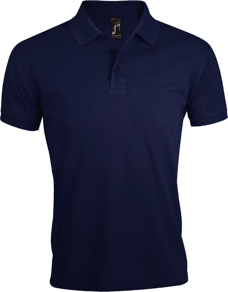 SOLs Herren Prime Pique Polo-Shirt, Kurzarm PC493 (4XL) (Marineblau)