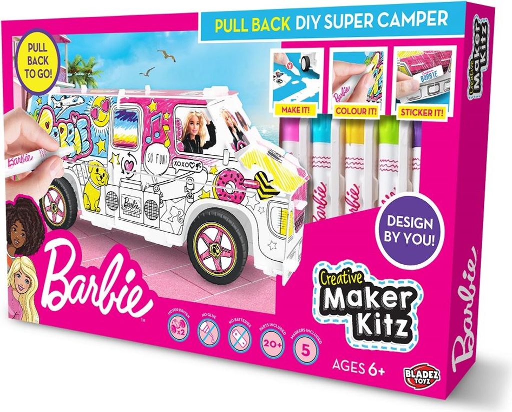 BLADEZ Barbie MakerKitz bemalt den BTBA-M01Y Camper