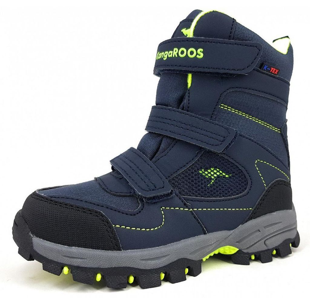 KangaRoos  Kinderschuhe Jungen Stiefel Klett Stiefel Blau Productafbeelding 