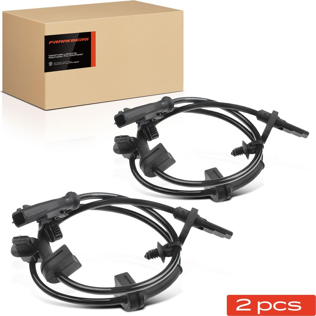 Frankberg 2x ABS Sensor Vorne für Ford B-Max Fiesta VI Transit Courier B460 MPV 1.0L Bj ab 2008