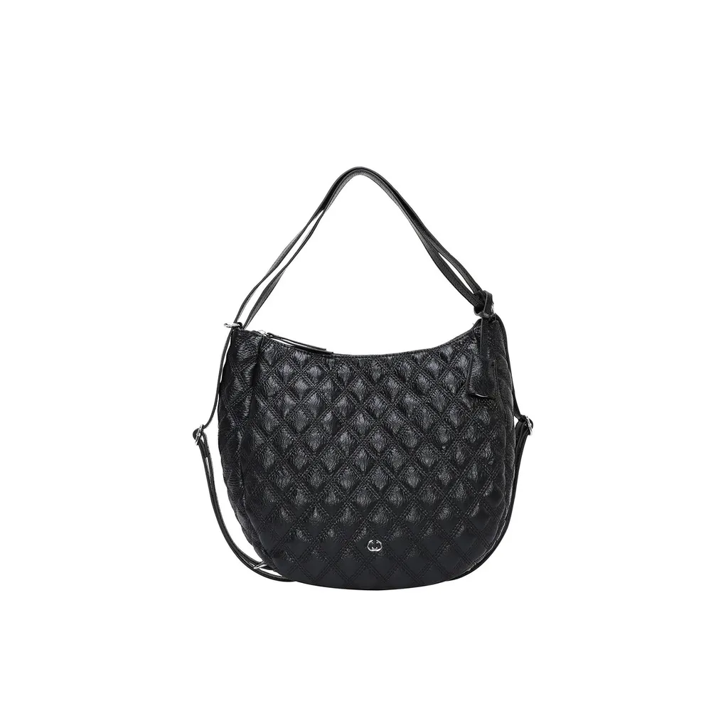 GERRY WEBER Precious Time Hobo LVZ Black - Sac à main noir élégant chic