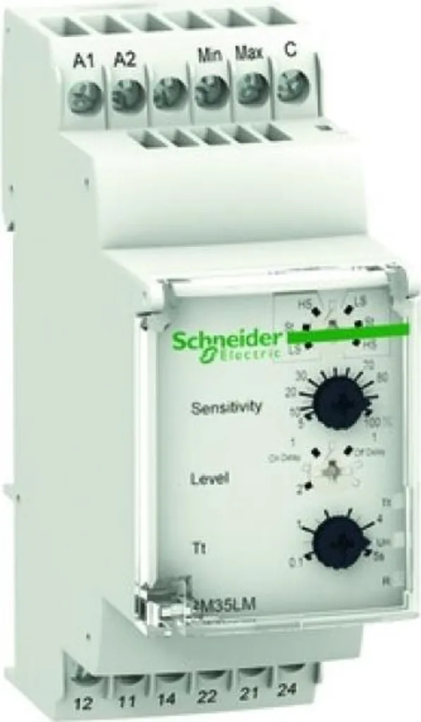 Schneider Electric RM35LM33MW Contrôleur de niveau de liquide rail DIN