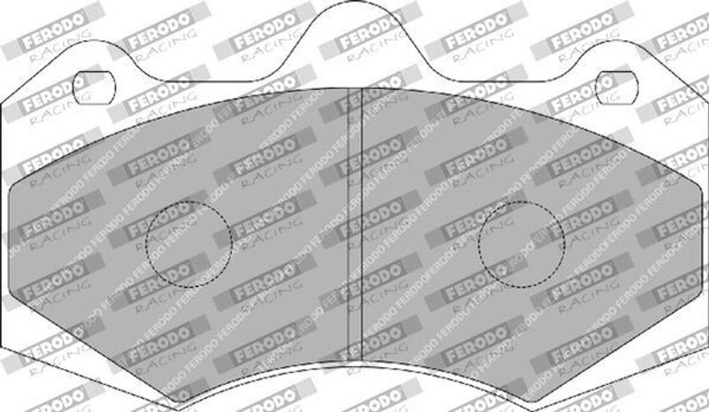Bremsbelagsatz, Scheibenbremse FERODO FRP3084H