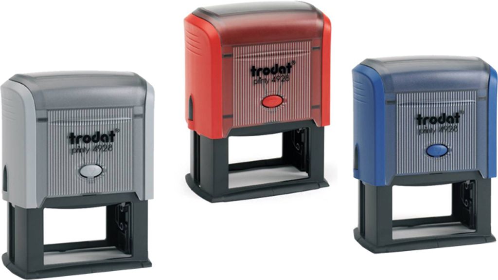 trodat Textstempelautomat Printy 4928 konfigurierbar grau