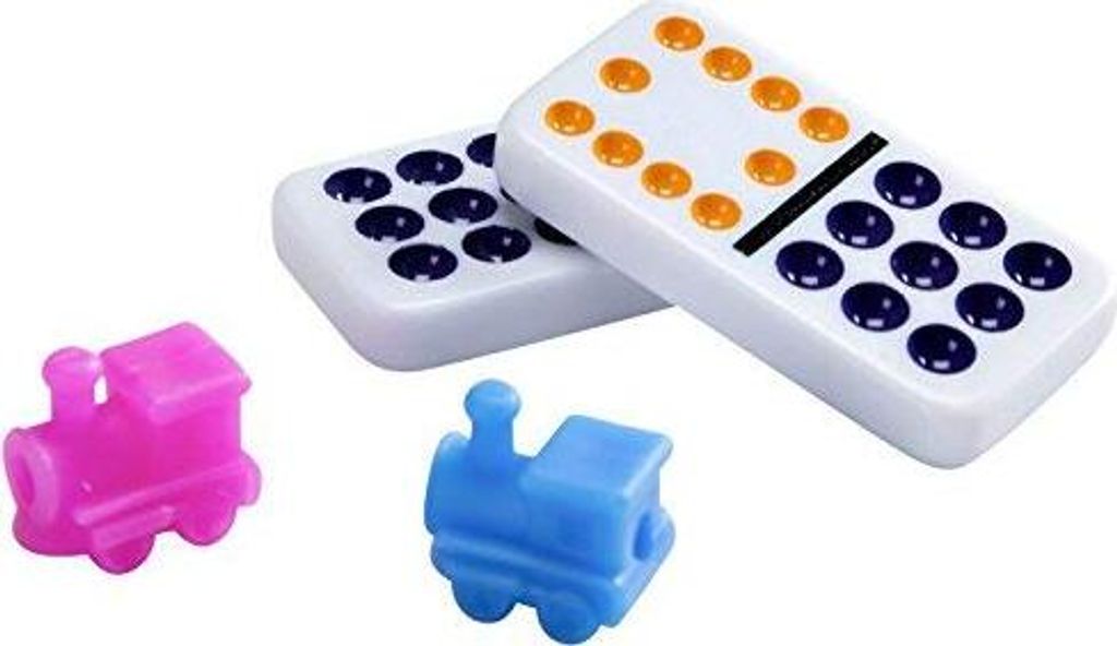 Mexican Train Domino Alu - Box 100 Stück Produktbild 12