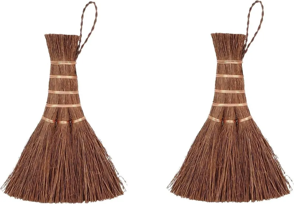 Dites Adieu à la Poussière avec ce Lot de 2 Brosses à Main en Bois Besem