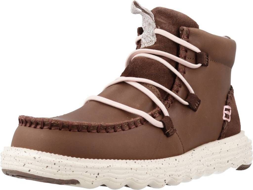 HEY DUDE REYES BOOT LEATHER Brown