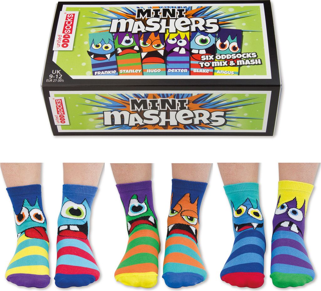 Oddsocks Mini Mashers Socken im 6er Set Produktbild 