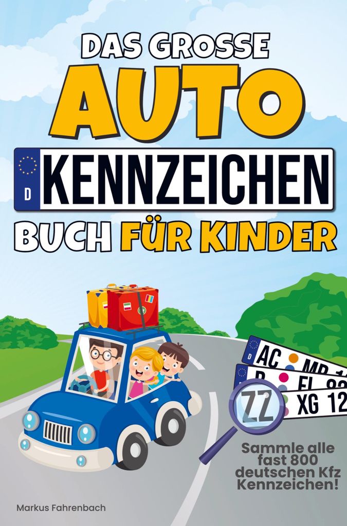 Das große Autokennzeichen Buch für Kinder Produktbild 