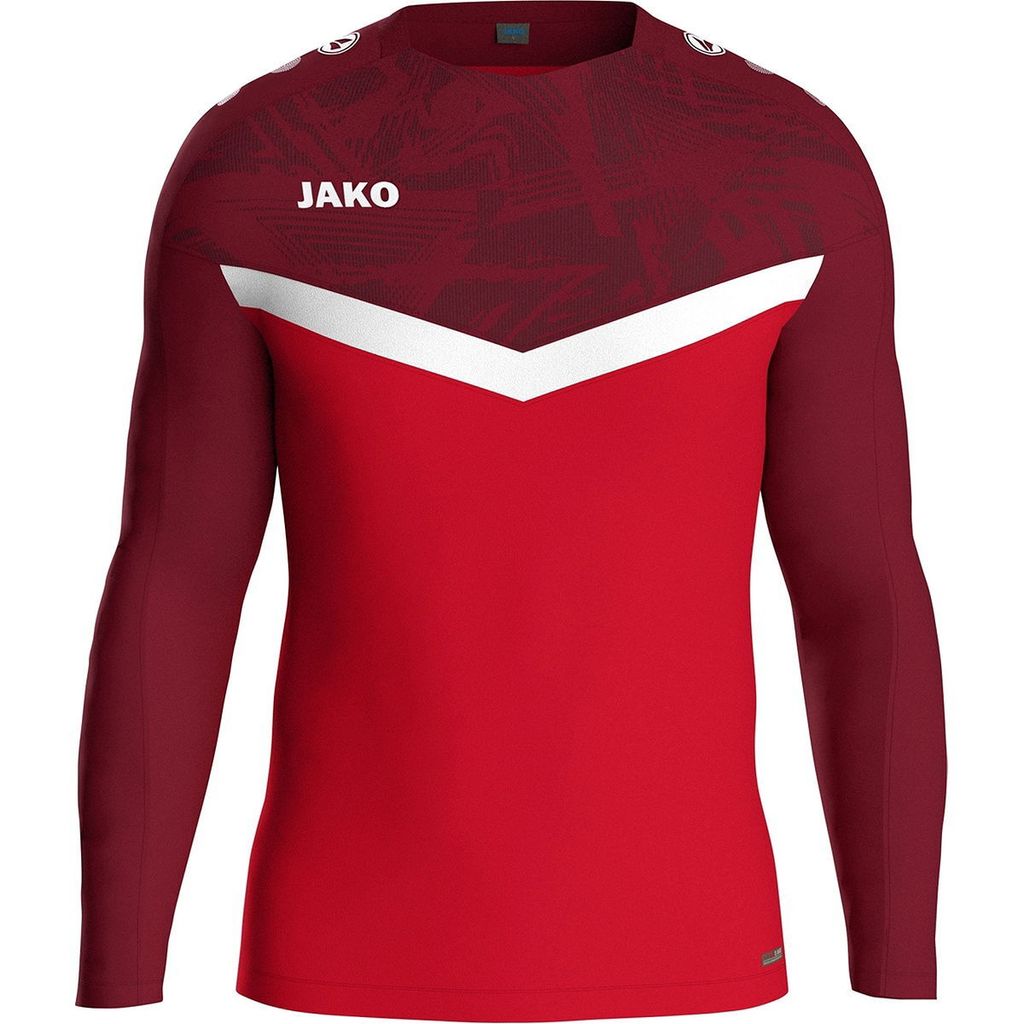 Jako Sweat Iconic Kinder rot weinrot Gr 164