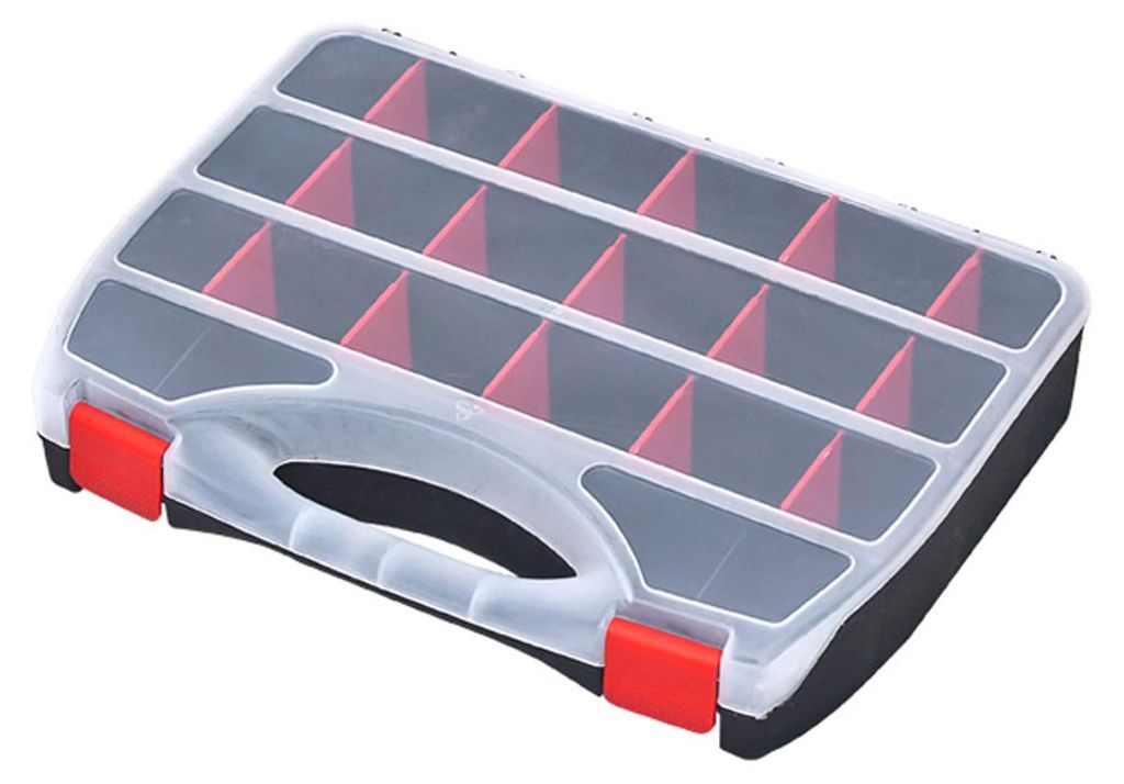 Organizer Domino, 19 scomparti, 360x268x66 mm Immagine del prodotto 