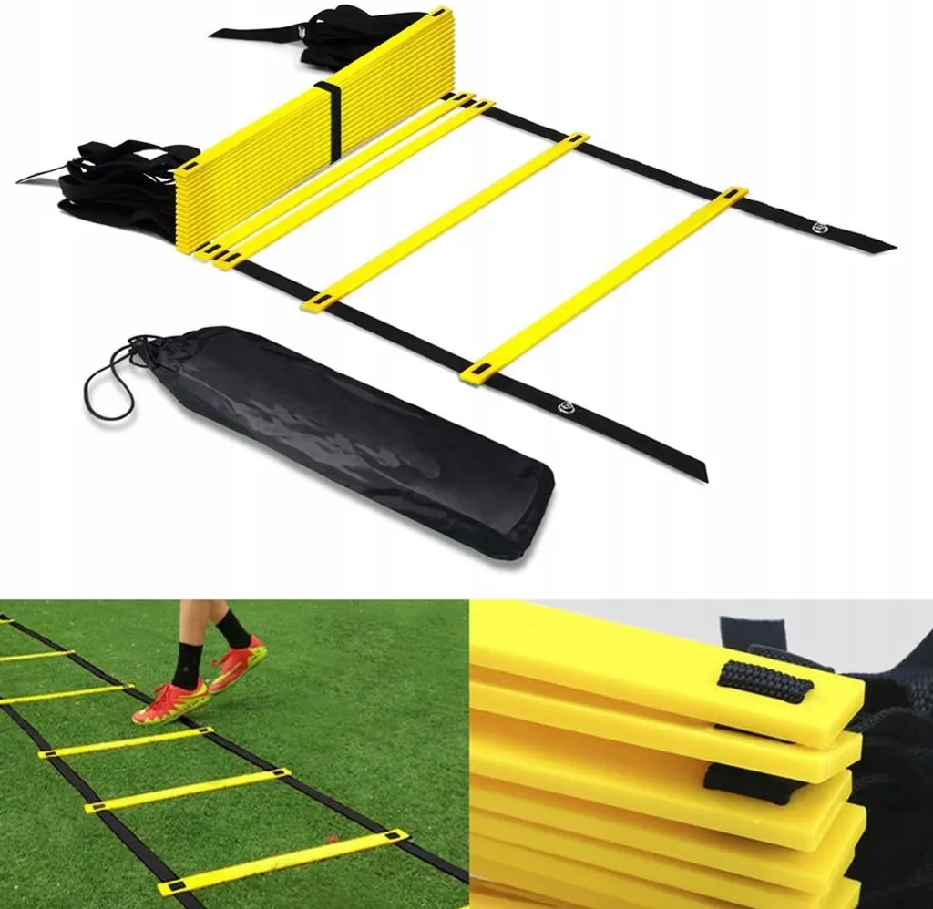 Échelle d'agilité pour sport de 6m exercice coordination et rythme
